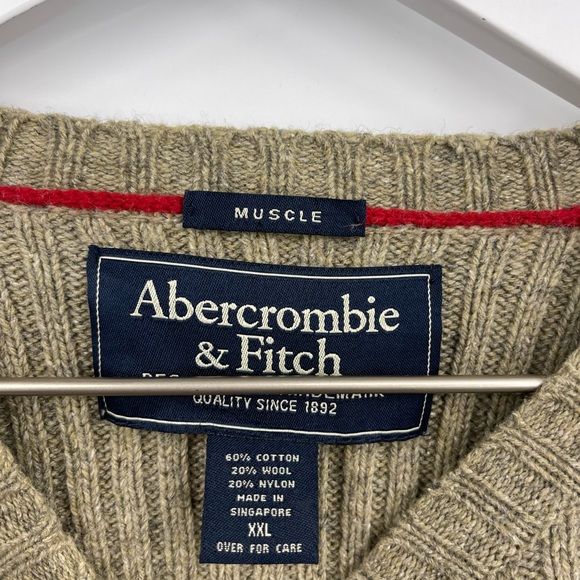 Abercrombie And Fitch Vintage Grandpa Sweater Size 2XL - Picture 3 of 6